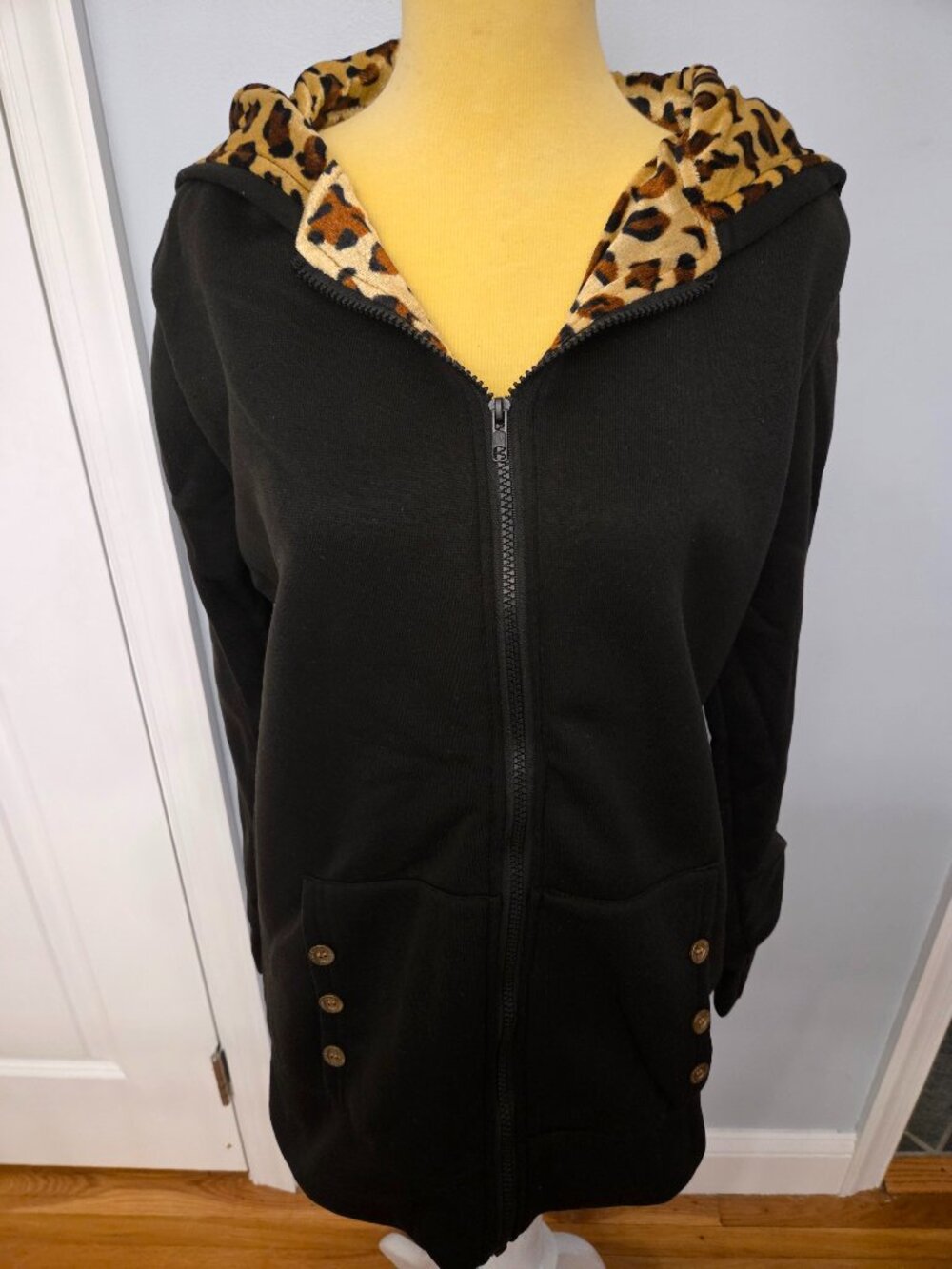 Cellabie Zip -Up Hooded Sweatshirt